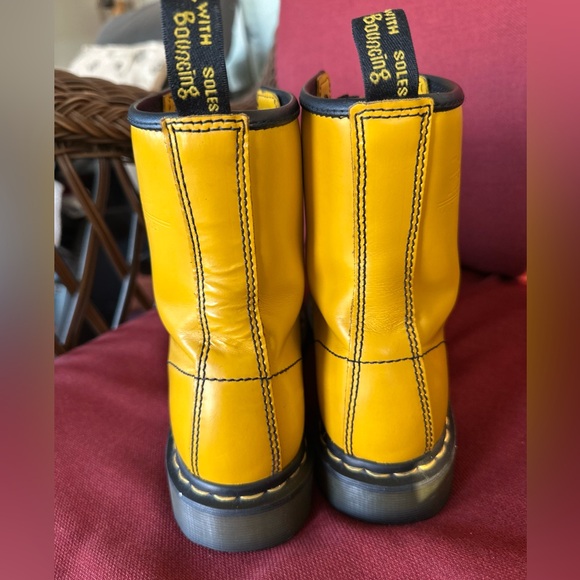 Dr Martens 1460 Yellow combat boots bundle - Picture 7 of 12